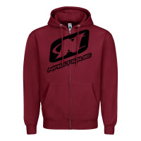 Burgundy Nautique Boats Zipper Hoodie - linhVisuals