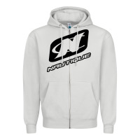 Dove Grey Nautique Boats Zipper Hoodie - linhVisuals