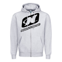 Heather Grey Nautique Boats Zipper Hoodie - linhVisuals