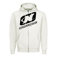 Oatmeal Heather Nautique Boats Zipper Hoodie - linhVisuals