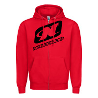 Red Nautique Boats Zipper Hoodie - linhVisuals