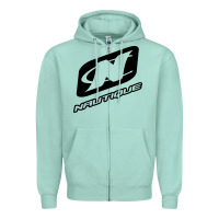 Seafoam Nautique Boats Zipper Hoodie - linhVisuals