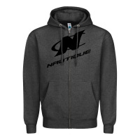 Charcoal Heather Nautique Boats Zipper Hoodie - linhVisuals