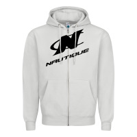 Dove Grey Nautique Boats Zipper Hoodie - linhVisuals