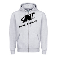 Heather Grey Nautique Boats Zipper Hoodie - linhVisuals