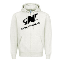 Oatmeal Heather Nautique Boats Zipper Hoodie - linhVisuals