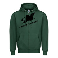 Sports Green Nautique Boats Zipper Hoodie - linhVisuals