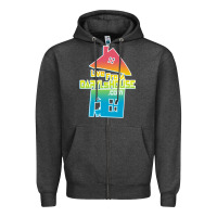 Charcoal Heather live from daryl house Zipper Hoodie - linhVisuals