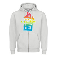 Dove Grey live from daryl house Zipper Hoodie - linhVisuals