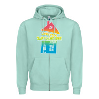 Seafoam live from daryl house Zipper Hoodie - linhVisuals