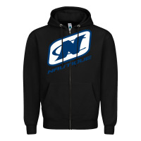 Black Nautique Boats Zipper Hoodie - linhVisuals