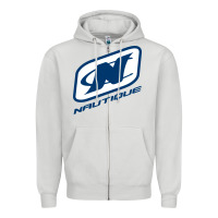 Dove Grey Nautique Boats Zipper Hoodie - linhVisuals