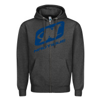 Charcoal Heather Nautique Boats Zipper Hoodie - linhVisuals