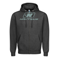 Charcoal Heather Nautique Boats Zipper Hoodie - linhVisuals