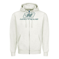 Oatmeal Heather Nautique Boats Zipper Hoodie - linhVisuals