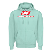 Seafoam Nautique Boats Zipper Hoodie - linhVisuals