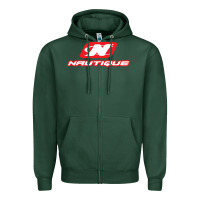 Sports Green Nautique Boats Zipper Hoodie - linhVisuals