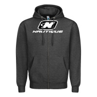 Charcoal Heather Nautique Boats Zipper Hoodie - linhVisuals
