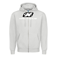 Dove Grey Nautique Boats Zipper Hoodie - linhVisuals