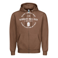 Chestnut hadrians wall path england wales hikes tank top Zipper Hoodie - linhVisuals