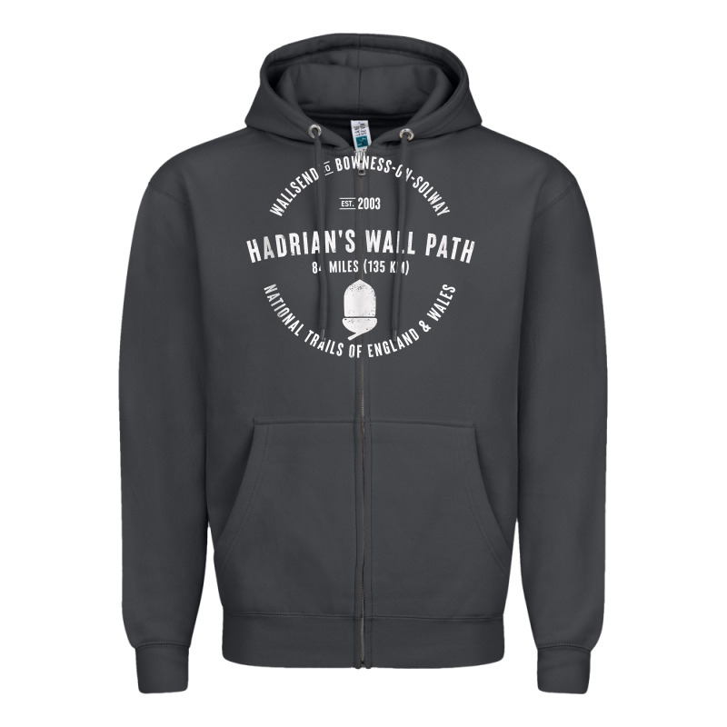 Hadrians Wall Path England Wales Hikes Tank Top Zipper Hoodie by linhVisuals | Teevron