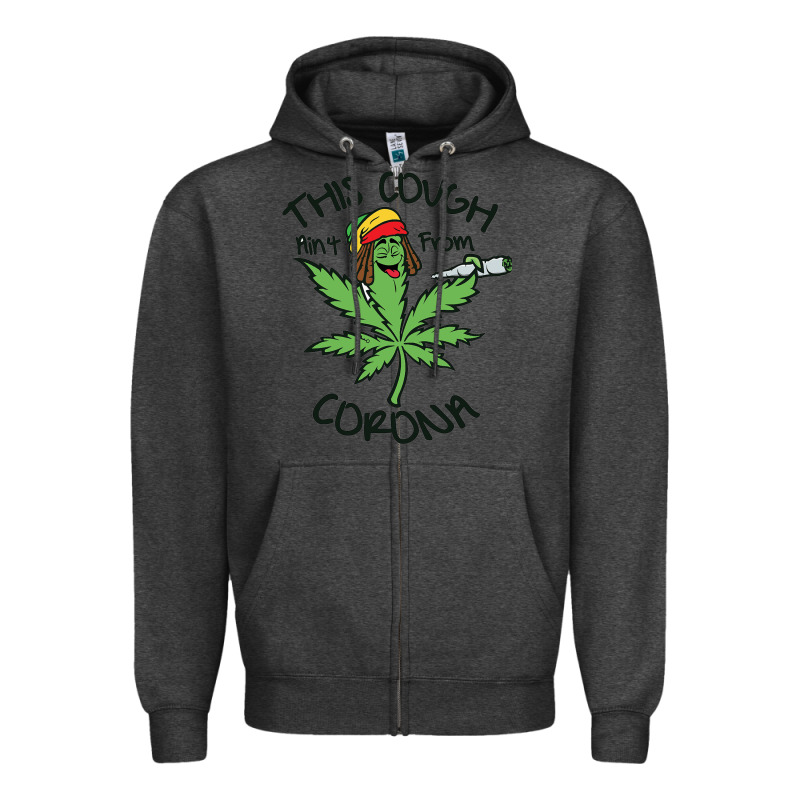 Funny Weed Leaf Zipper Hoodie by linhVisuals | Teevron