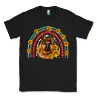 Black german shepherd rainbow Classic Tee - Artiststas