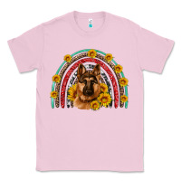 Bubblegum Pink german shepherd rainbow Classic Tee - Artiststas