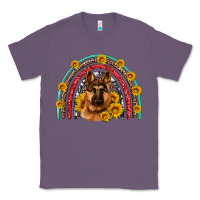 Lavender german shepherd rainbow Classic Tee - Artiststas