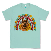 Seafoam german shepherd rainbow Classic Tee - Artiststas