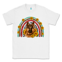 White german shepherd rainbow Classic Tee - Artiststas