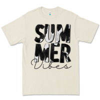 Bone Summer Vibes Black White Cowhide Premium Tee - CowCowDesign