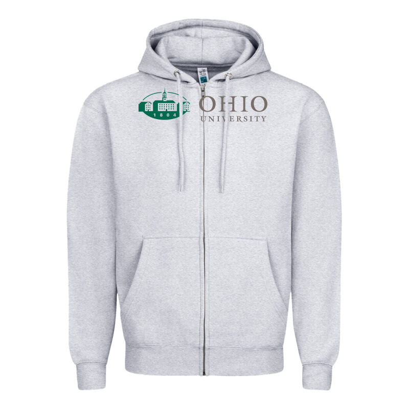 The Ohio University Zipper Hoodie by linhVisuals | Teevron
