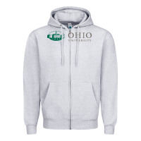 Heather Grey The ohio university Zipper Hoodie - linhVisuals