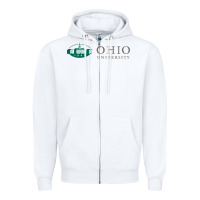 White The ohio university Zipper Hoodie - linhVisuals