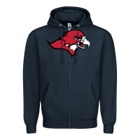 Navy benedictine, mesa, college Zipper Hoodie - linhVisuals