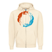 Sandshell spirit of the north Zipper Hoodie - linhVisuals