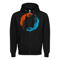 Black spirit of the north Zipper Hoodie - linhVisuals