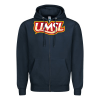 Navy umsl tritons Zipper Hoodie - linhVisuals