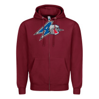 Burgundy unc asheville bulldogs Zipper Hoodie - linhVisuals