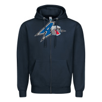 Navy unc asheville bulldogs Zipper Hoodie - linhVisuals