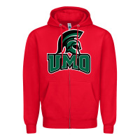 Red university of mount olive trojan Zipper Hoodie - linhVisuals