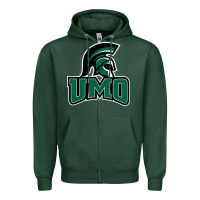Sports Green university of mount olive trojan Zipper Hoodie - linhVisuals