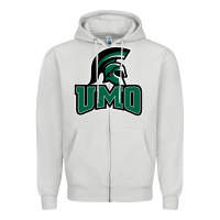 Dove Grey university of mount olive trojan Zipper Hoodie - linhVisuals