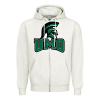 Oatmeal Heather university of mount olive trojan Zipper Hoodie - linhVisuals