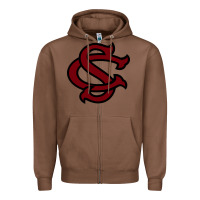 Chestnut usc baseball Zipper Hoodie - linhVisuals