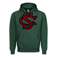 Sports Green usc baseball Zipper Hoodie - linhVisuals