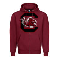 Burgundy the gamecocks athletics Zipper Hoodie - linhVisuals