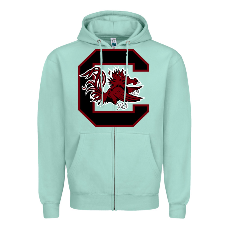 The Gamecocks Athletics Zipper Hoodie by linhVisuals | Teevron
