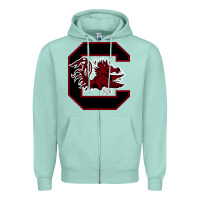 Seafoam the gamecocks athletics Zipper Hoodie - linhVisuals